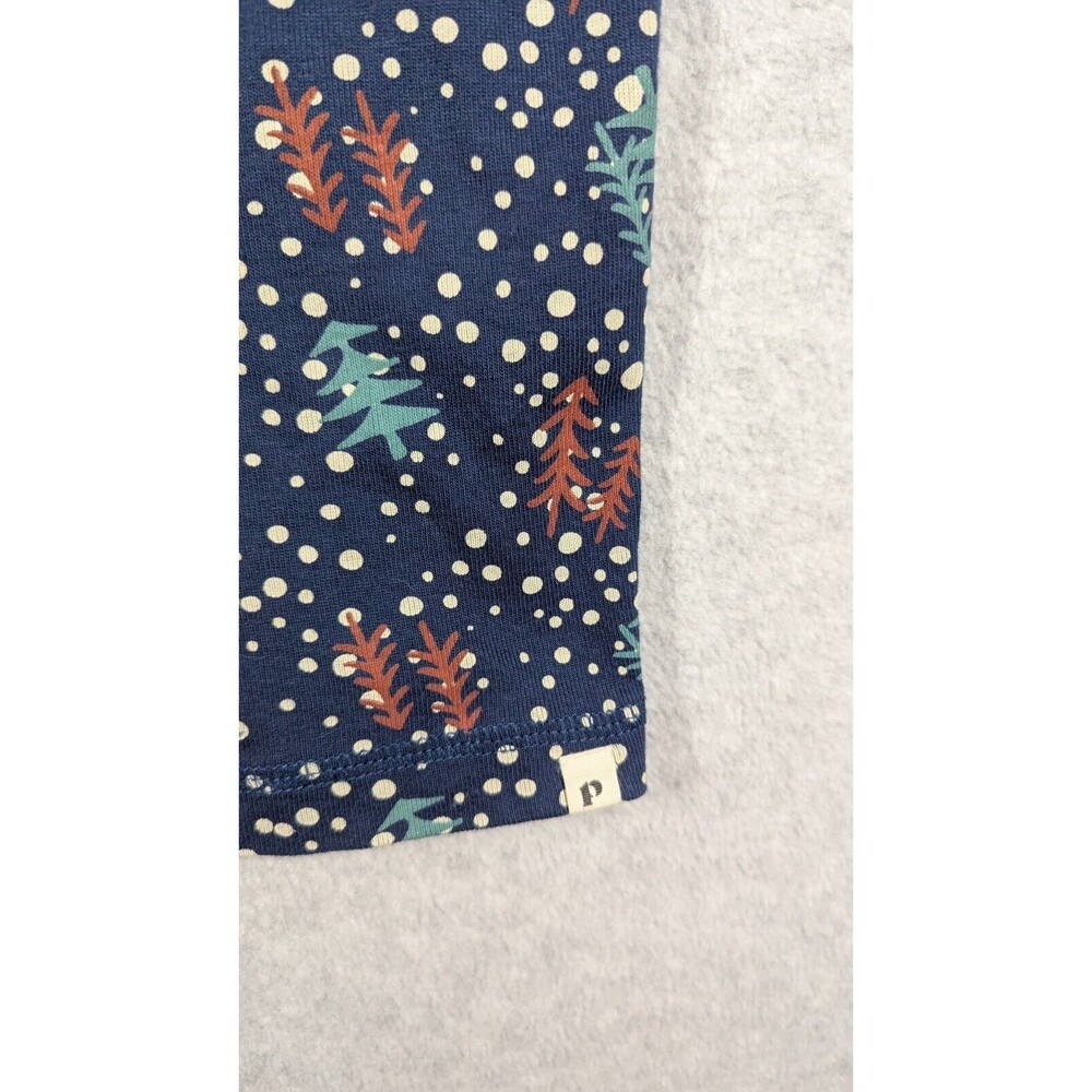Pact Women Top Large Christmas Tree Polka Dot‎ Sweatshirt Crew Pullover - Picture 6 of 10
